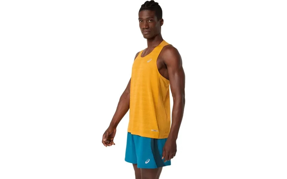 Asics Road Singlet L Orange Men