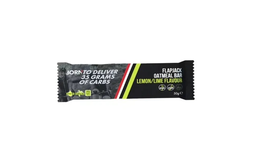 Born Flapjack Oatmeal Bar 50g Lemon Lime One Size Black Women
