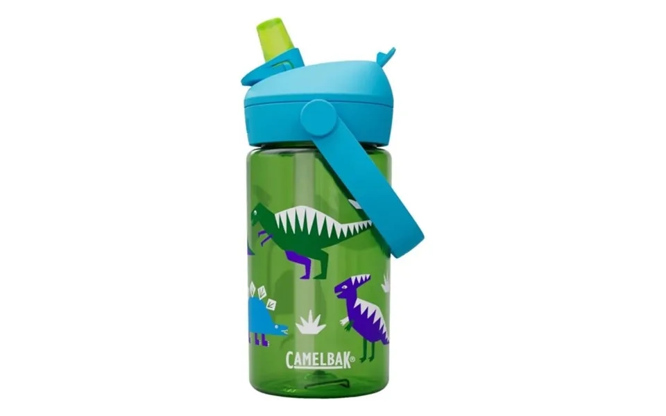 Camelbak Thrive Flip Straw Kids 400ml Hydration Bottle - Hip Dinos Green
