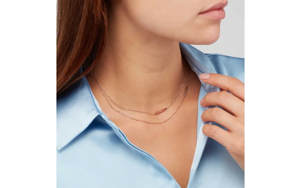 Sekonda Rose Gold Paperclip Necklace