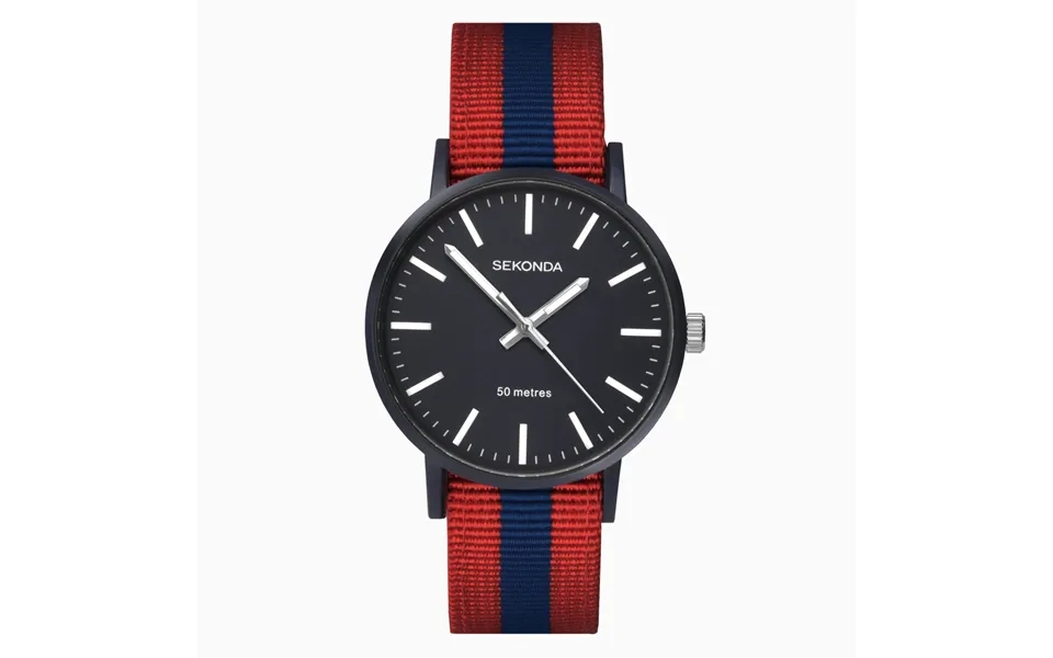 Sekonda Sekonda Minimal Men's Watch Blue Case & Nylon Strap With Blue Dial 1582