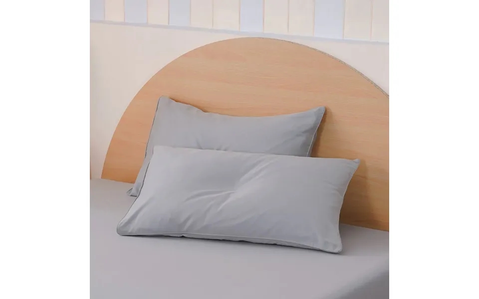 Ackly Bamboo - Dove Grey Pillowcases Pair, Standard