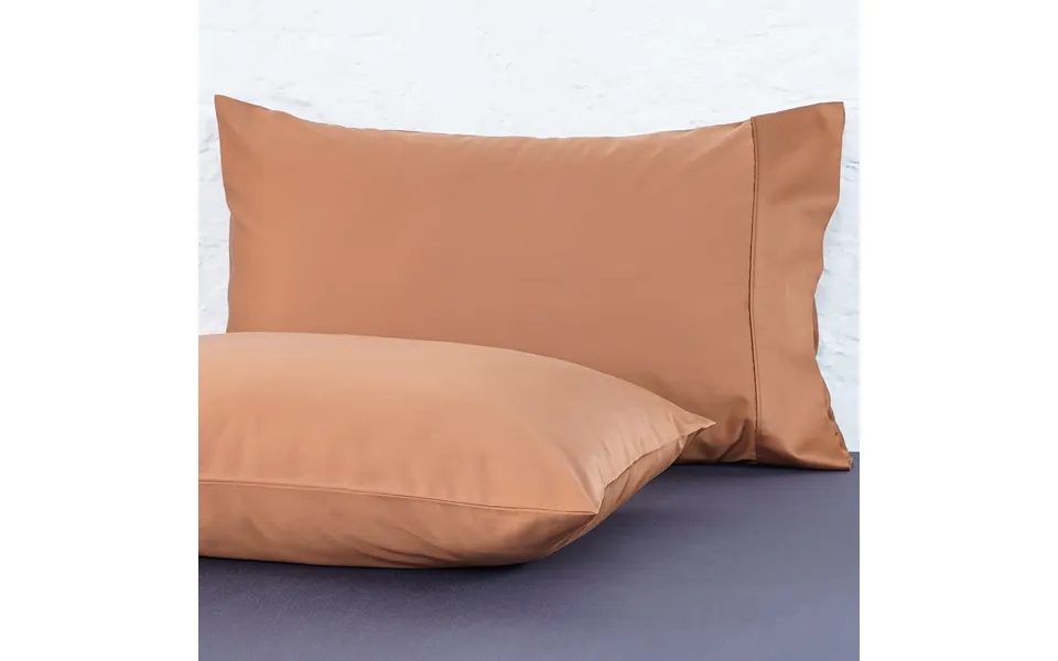 Ackly Bamboo - Terracotta Orange Pillowcases Pair