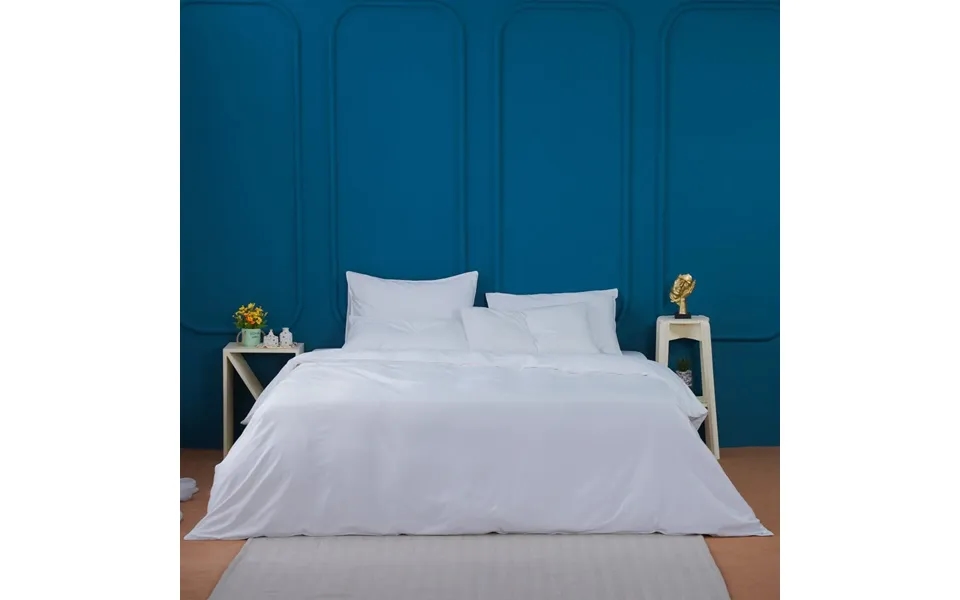 Ackly Bamboo - White Duvet Cover, King