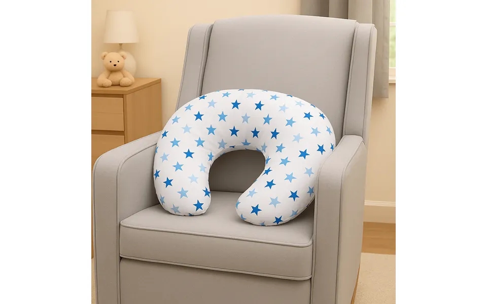 Breast Feeding Maternity Nursing Pillow - Little Star Blue