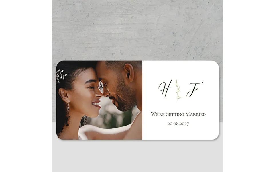 Smartphoto Single Card Panoramic Landscape Rounded Corners