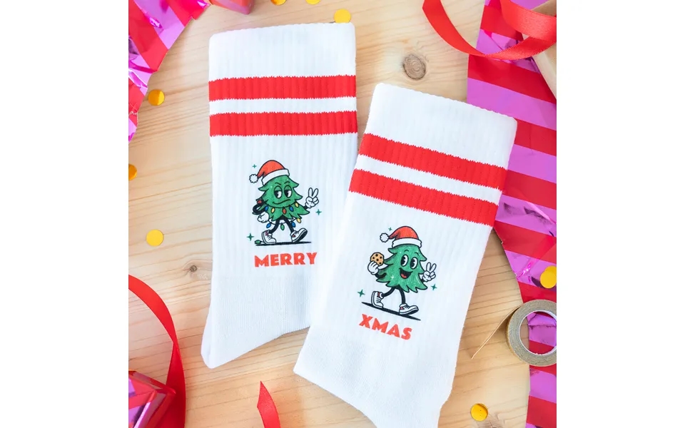 Smartphoto Socks Red Size 42-46