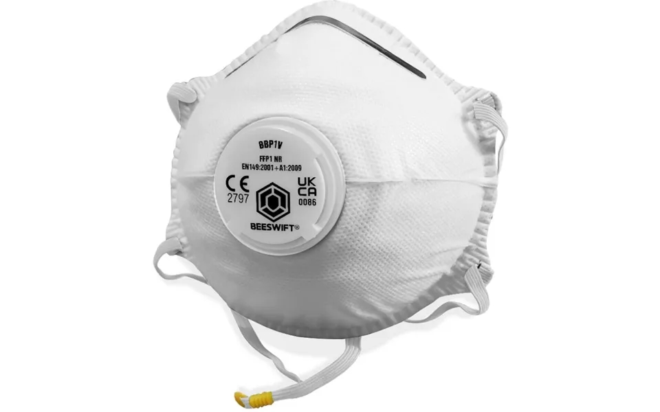 B-brand Bbp1 Mask Valved - White