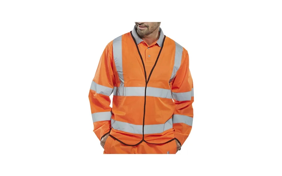 Fire Retardant Hi-vis Jerkin Orange - 4xl