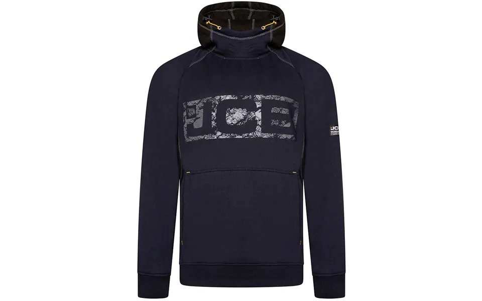 Jcb Horton Hoodie Navy Black - Large