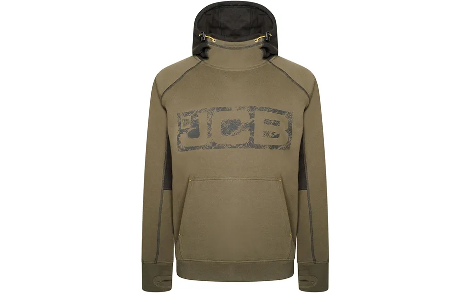 Jcb Horton Hoodie Olive Black - Small