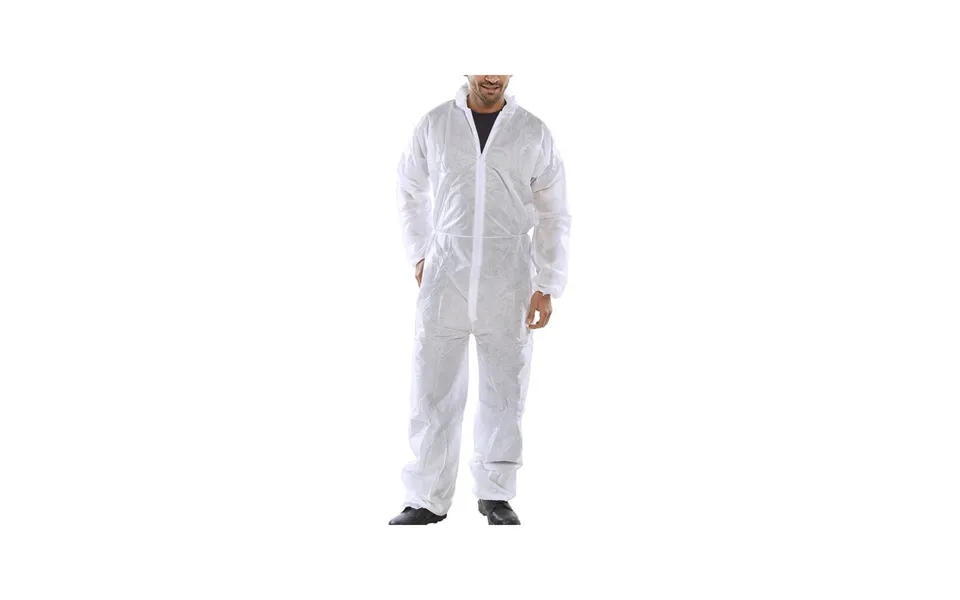 Polyprop Disposable Boilersuit White - Xl