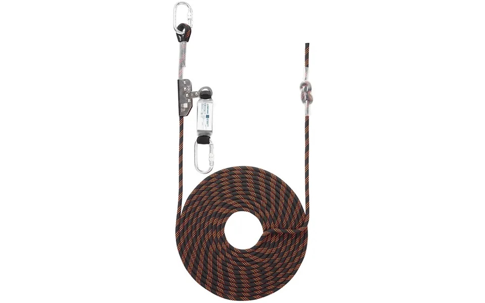 Portwest 10m Rope Guided Fall Arrest - Black Orange -