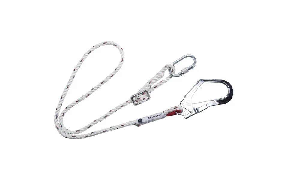 Portwest Adjustable Restraint Lanyard - White