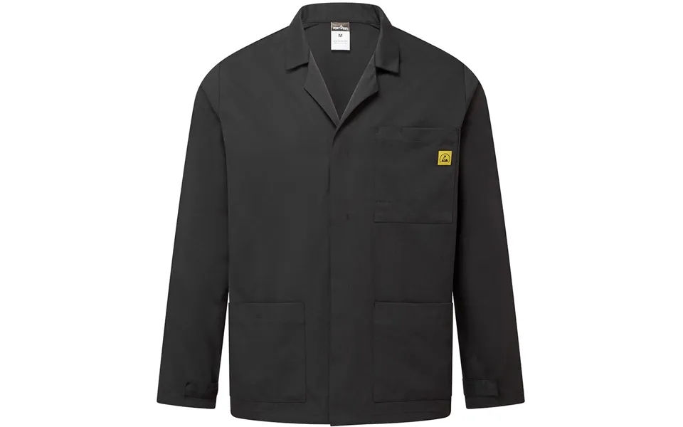 Portwest Anti-static Esd Lab Jacket - Black