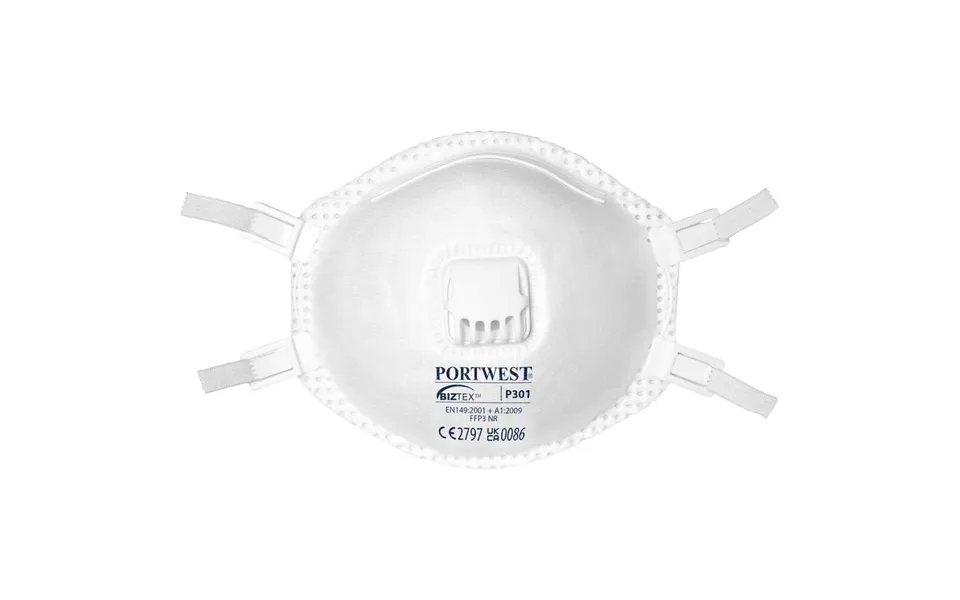 Portwest Ffp3 Valved Respirator - White