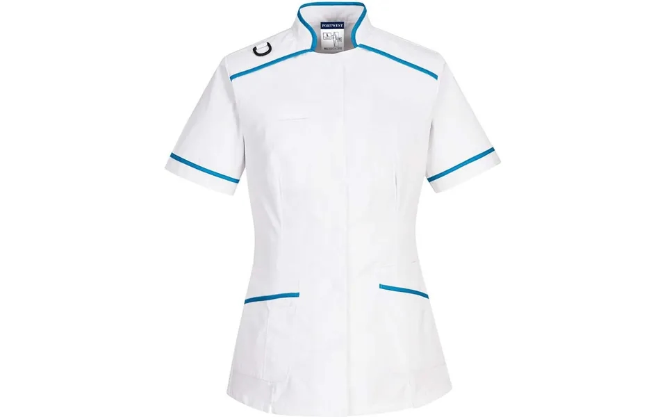 Portwest Medical Tunic - White Aqua