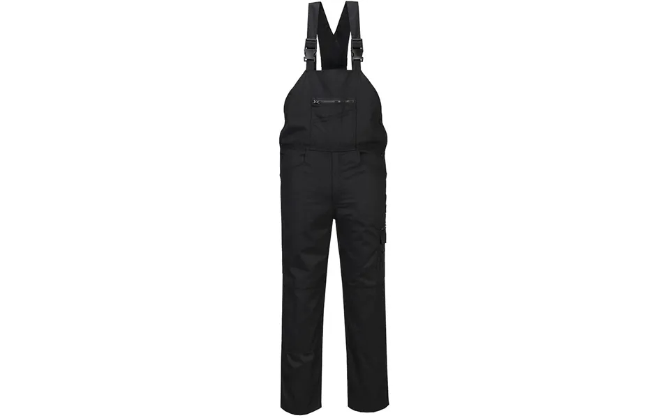 Portwest Wx2 Eco Stretch Bib And Brace - Black