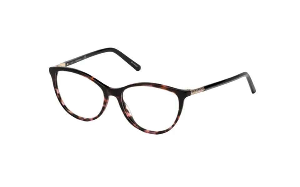 Swarovski Woman Swarovski Sk5240 055 Optical Frames Outlet Acetate Havana Cat Eye
