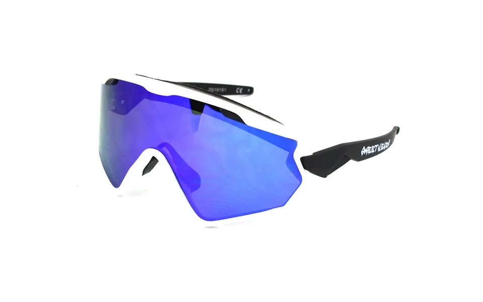 Sweet Years Unisex Mascherina Sweet Years Tr528 04 Outlet Sunglasses Plastic White Blue Mask Normal Flash