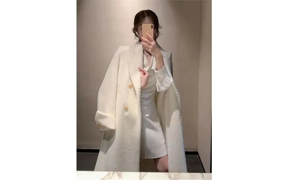 2023 Winter New Woolen Woolen Waist Coat Women's Over-the-knee High-quality Temperament Mid-length Woolen Coat