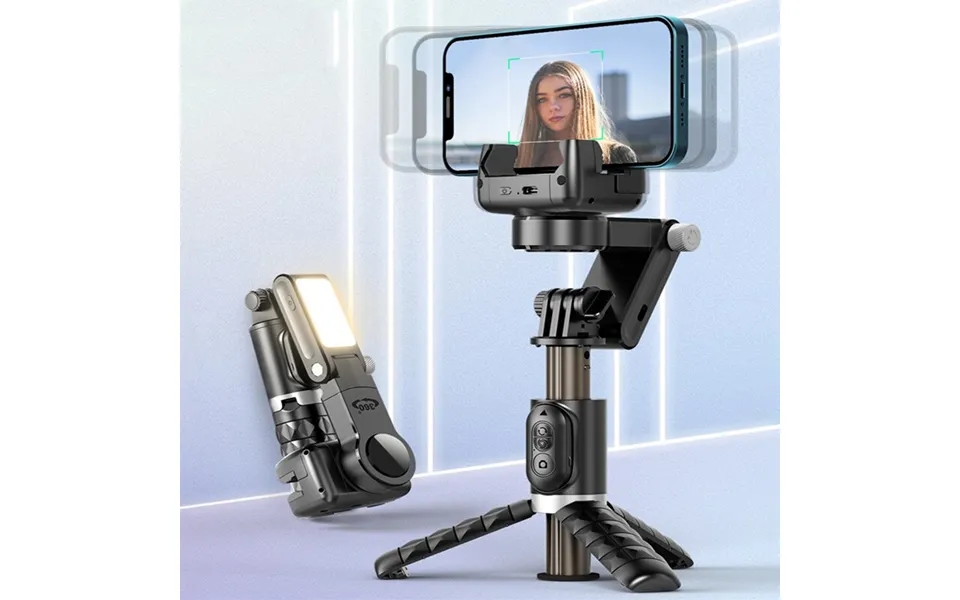 360 Rotation Following Shooting Mode Stabilizer Selfie Stick Tripod Gimbal For Iphone Smartphone Live Photography