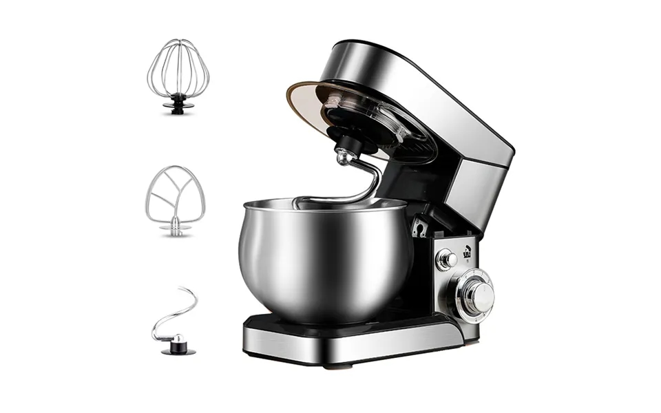 5.5l Kitchen Food Mixer Stainless Steel Bowl Cream Egg Whisk Blender Cake Dough Bread Mixer Maker Machine 6-speed