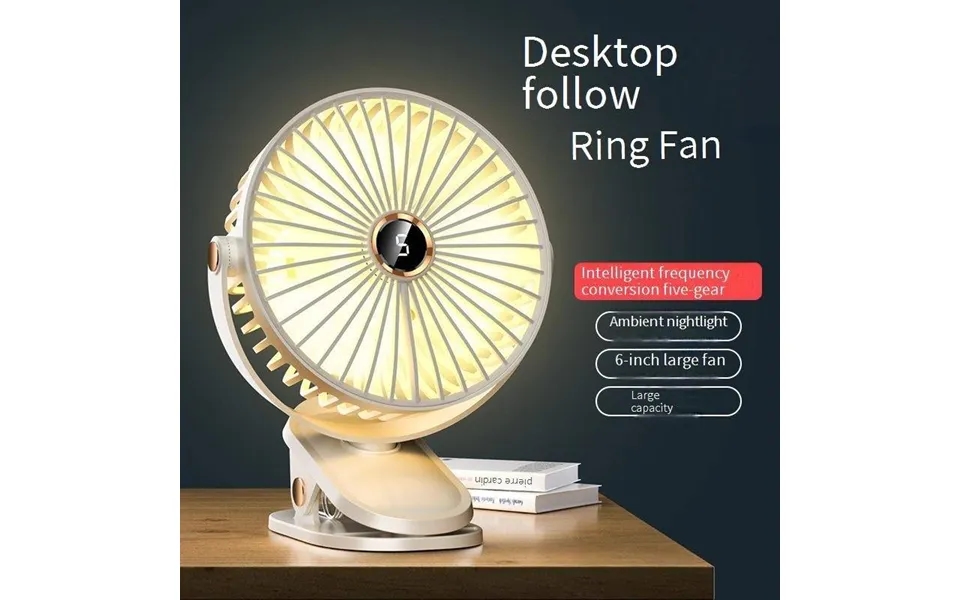 6 Inch Usb Desk Fan - Dual Power Ac Usb Quiet Office Fan 3 Speed Settings Adjustable Tilt 35db Silent Mode