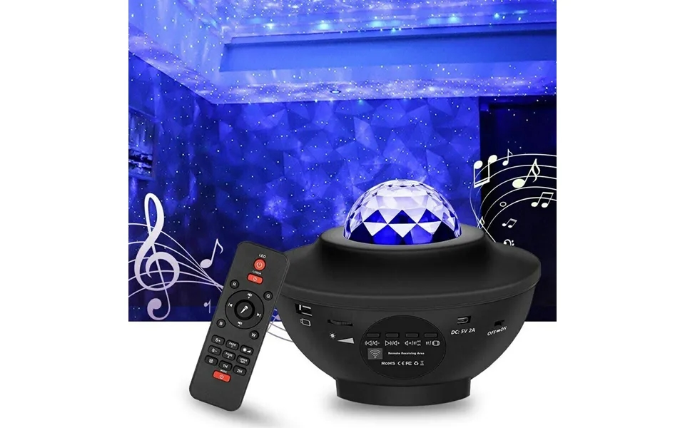 Bluetooth Music Led Star Starry Sky Projector Night Light Galaxy Starry Night Light For Kids Room Bedroom