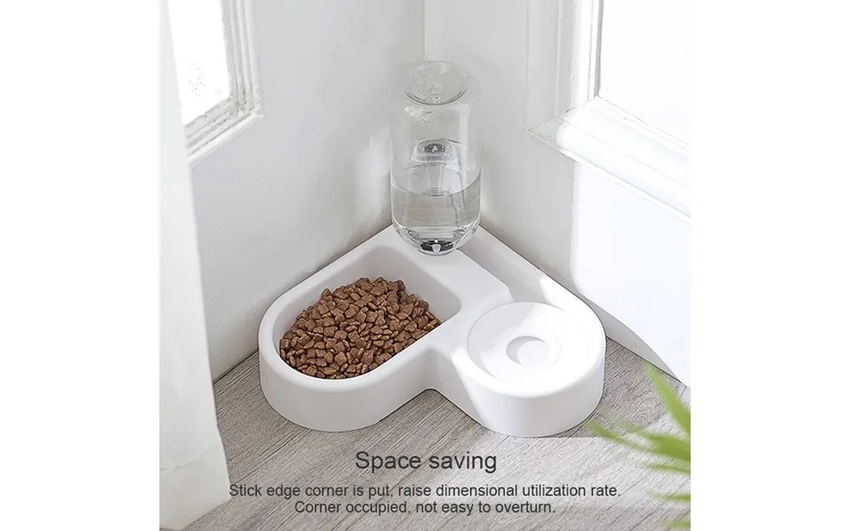 Corner Dog Bowl Pet Automatic Feeder Dog Cat Drinking Bowl For Dog Water Drinking Cat Feeding Large Capacity Dispenser P