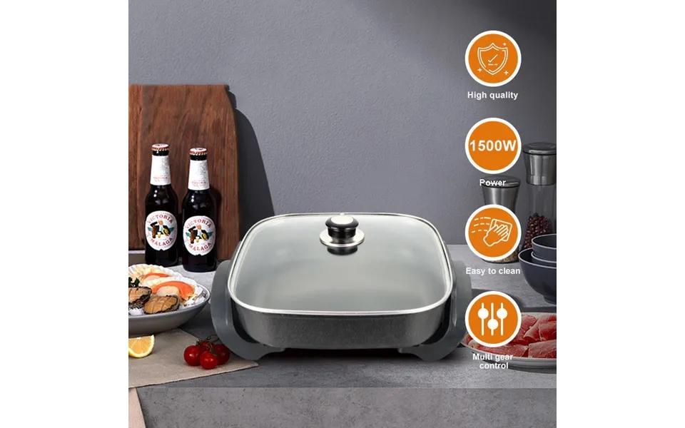 Cross Border Household Multifunctional Electric Hot Pot - Cooking And Frying Pot