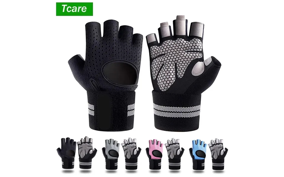 Dumbbell 1 Pair Gloves Men Women Weightlifting Crossfit Bodybuilding Workout Sport Gym Training Gloves Non
