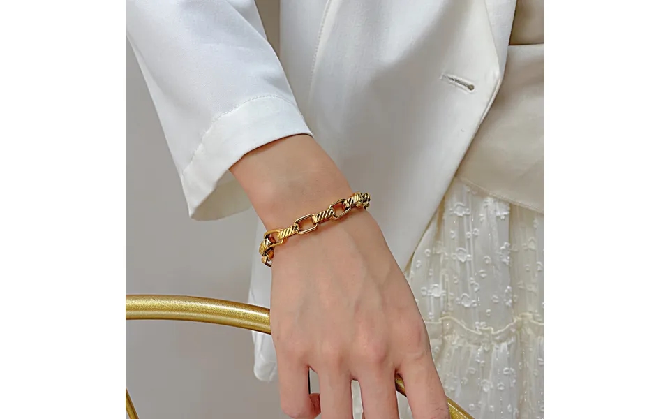 European And American Fashion Personality Hip-hop Style Stainless Steel Accessories Trend Diagonal Men's And Women's Tit