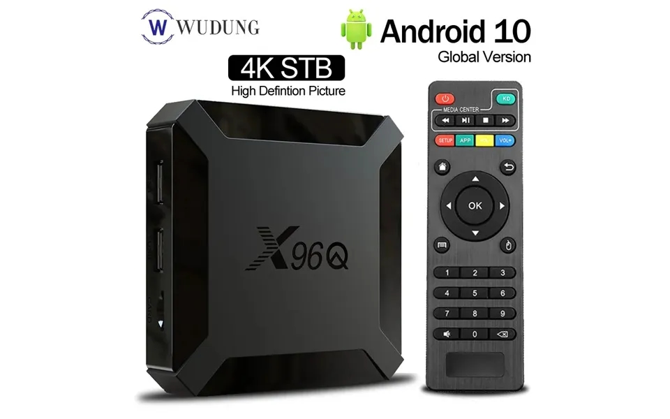 Fast Shipping X96q Android 10.0 Smart Tv Box 2gb 16gb Allwinner H313 Quad Core 2