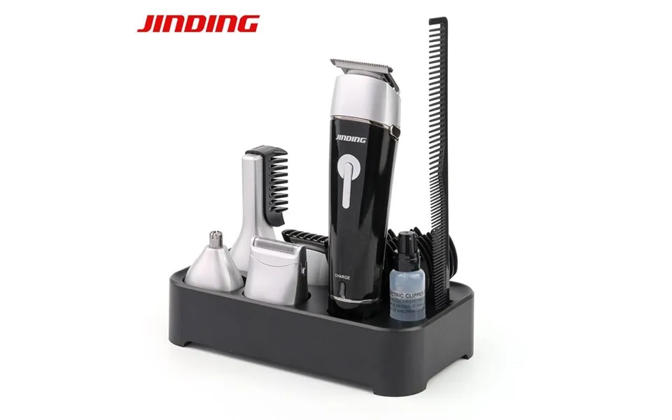 Jinding Jd-9911 All-in-one Grooming Kit - Hair Clipper, Shaver, Nose Hair Trimmer & Body Groomer