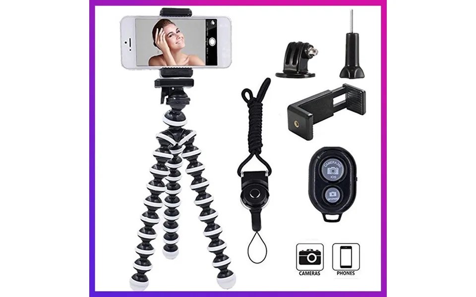 Large Gorilla Tripod W Cell Phone Size G Up To 3kg Articulated Flexible Bluetooth Control Gopro