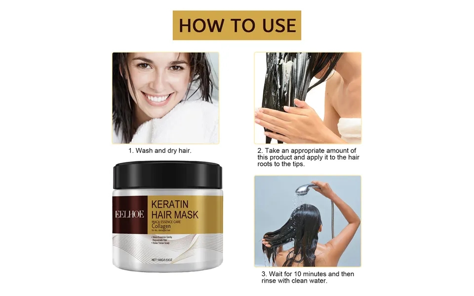 Moisturizing Repair Hair Mask Deeply Moisturizes Repairs Damaged Hair - Preventing Dryness