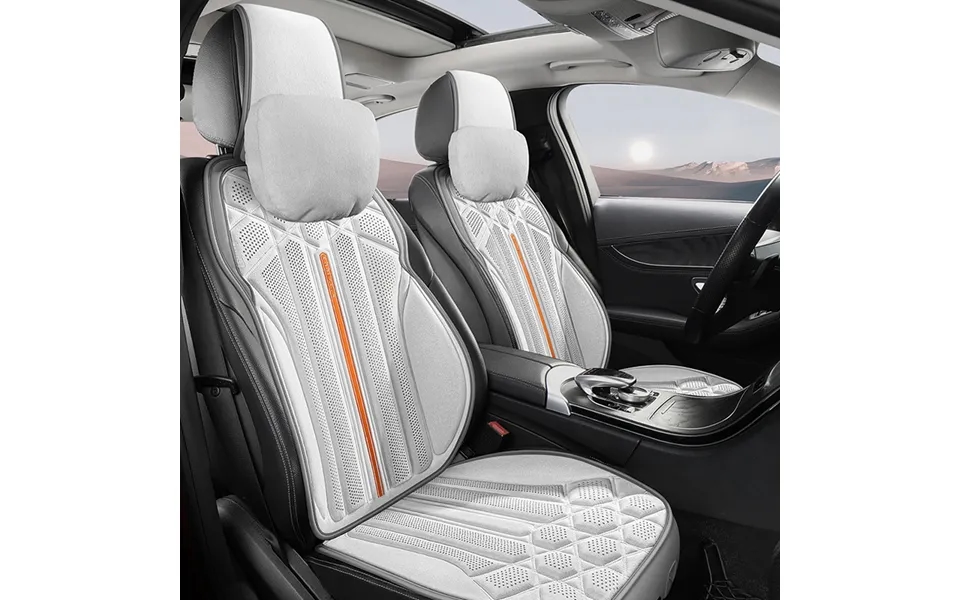 New Four Seasons Universal Car Cushion Car Seat Cover Autumn And Winter Plush Seat Cushion Suede Saddle Cushion Breathab