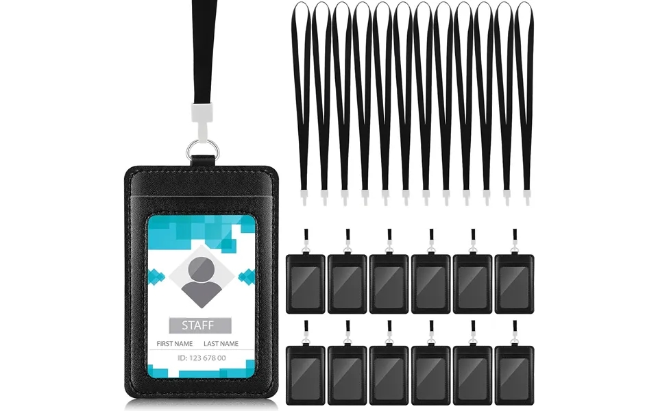 Pu Id Card Holder Access Card Holder Id Card Holder 1.5 Plastic Hook Lanyard Meal Card Brand Holder