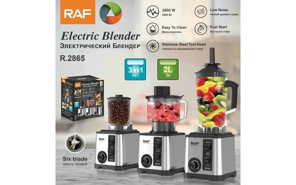 Raf Eu Standard Multifunctional 3-in-1 Juicer Home Food Processor Meat Grinder Powder R