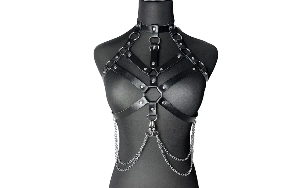 Sexy Chest Harness Leather Lingerie Erotic Body Harness Women Mature Suspenders Garter Belt Bdsm Harness Fetish Underwea