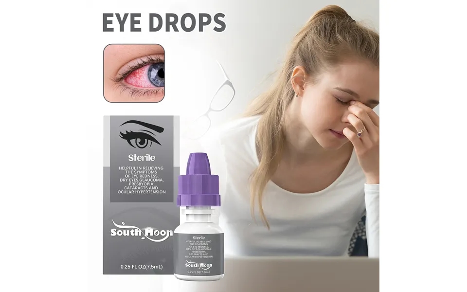 South Moon Eye Drops Eye Care Repair Eye Fatigue Dry Eyes Redness And Dazzling Eyes Eye Care Solution