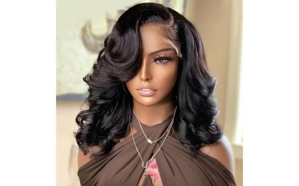 Synthetic Hair Hot-selling Front Lace Wigs New Lace Short Curly Hair Parted Bangs
