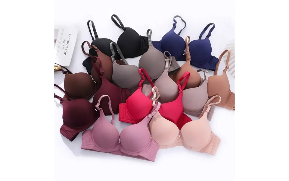 Thin Massage Cup Bra Sexy Underwear Push-up Adjustable Women's Comfortable Bra Set