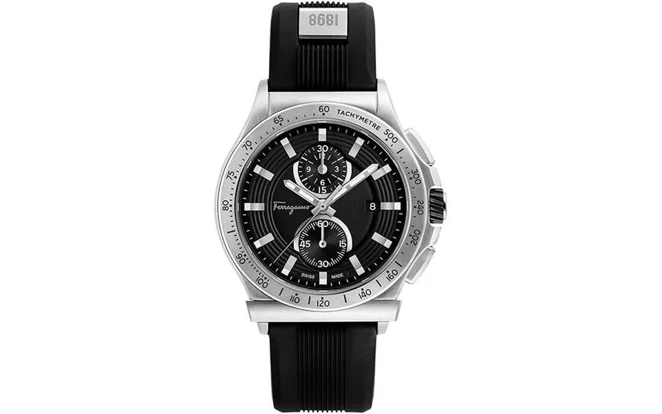 Salvatore Ferragamo Ffj030017 Chronograph Quartz Black Dial Men's Watch